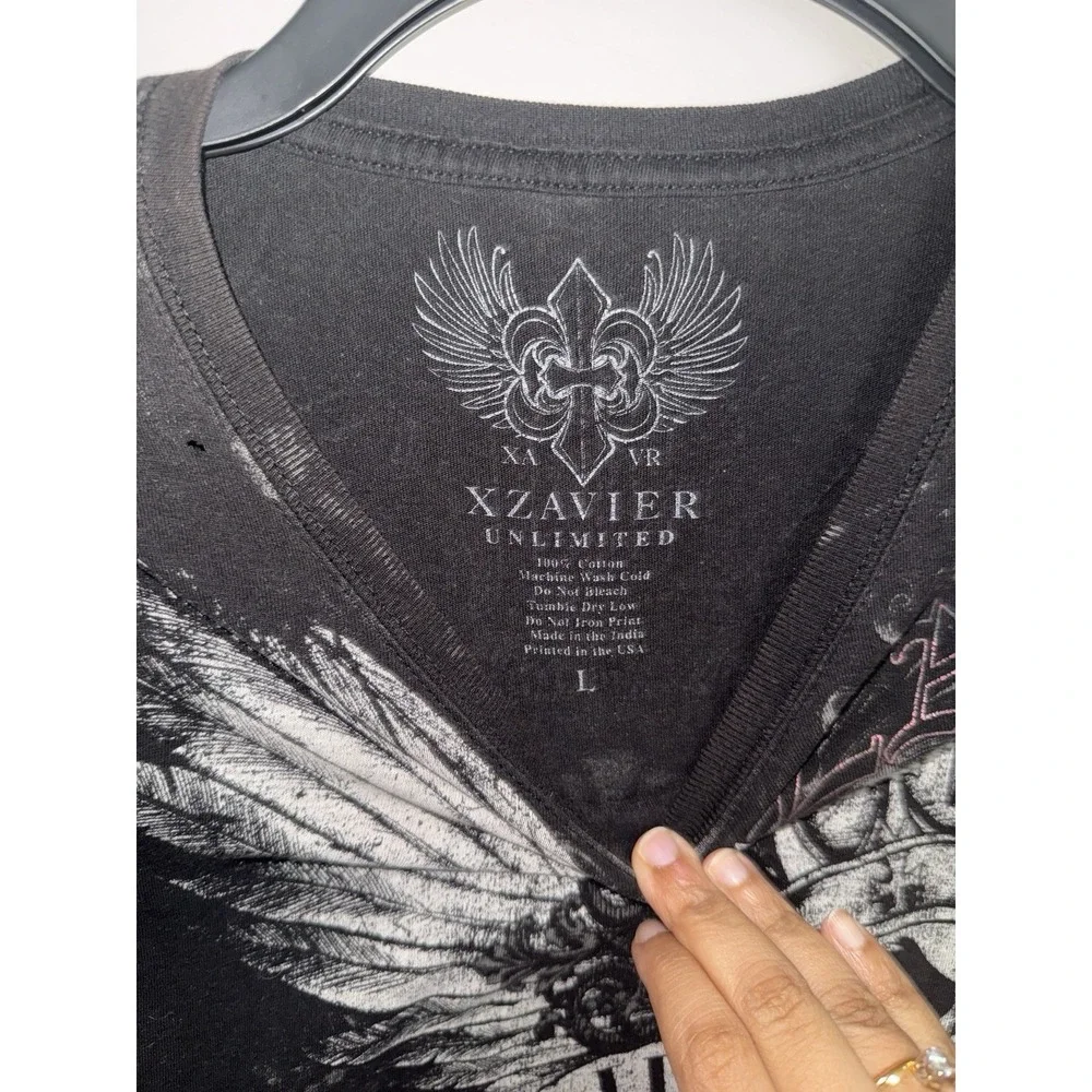 men's‎ xzavier Live Free t-shirt Large Very Rare - Picture 3 of 3